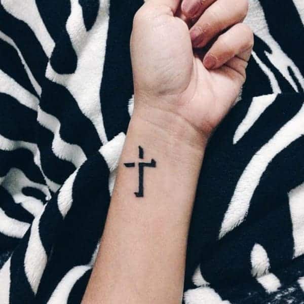 simple cross tattoo designs