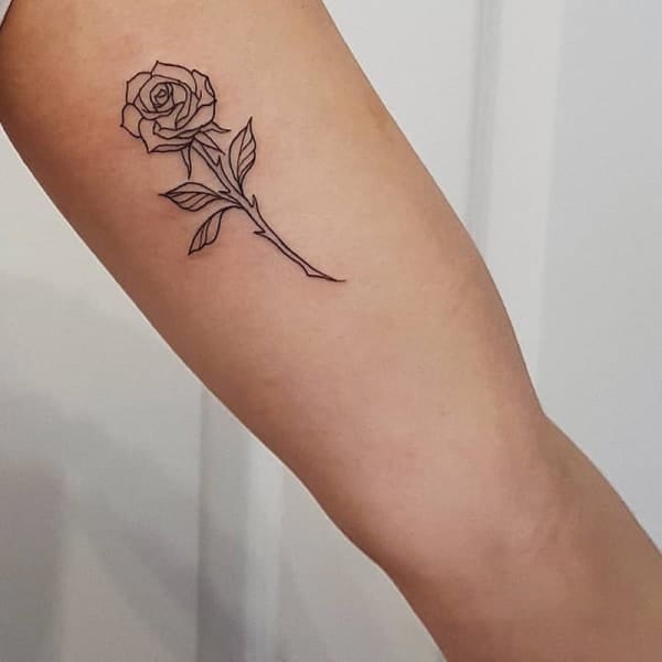 45 Cute Rose Tattoo Design Ideas  Inspired Beauty